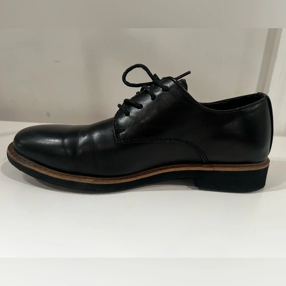 Deer Stags Denny Men’s Black Dress Shoes Size 5M Classic Lace-Up Oxford Business